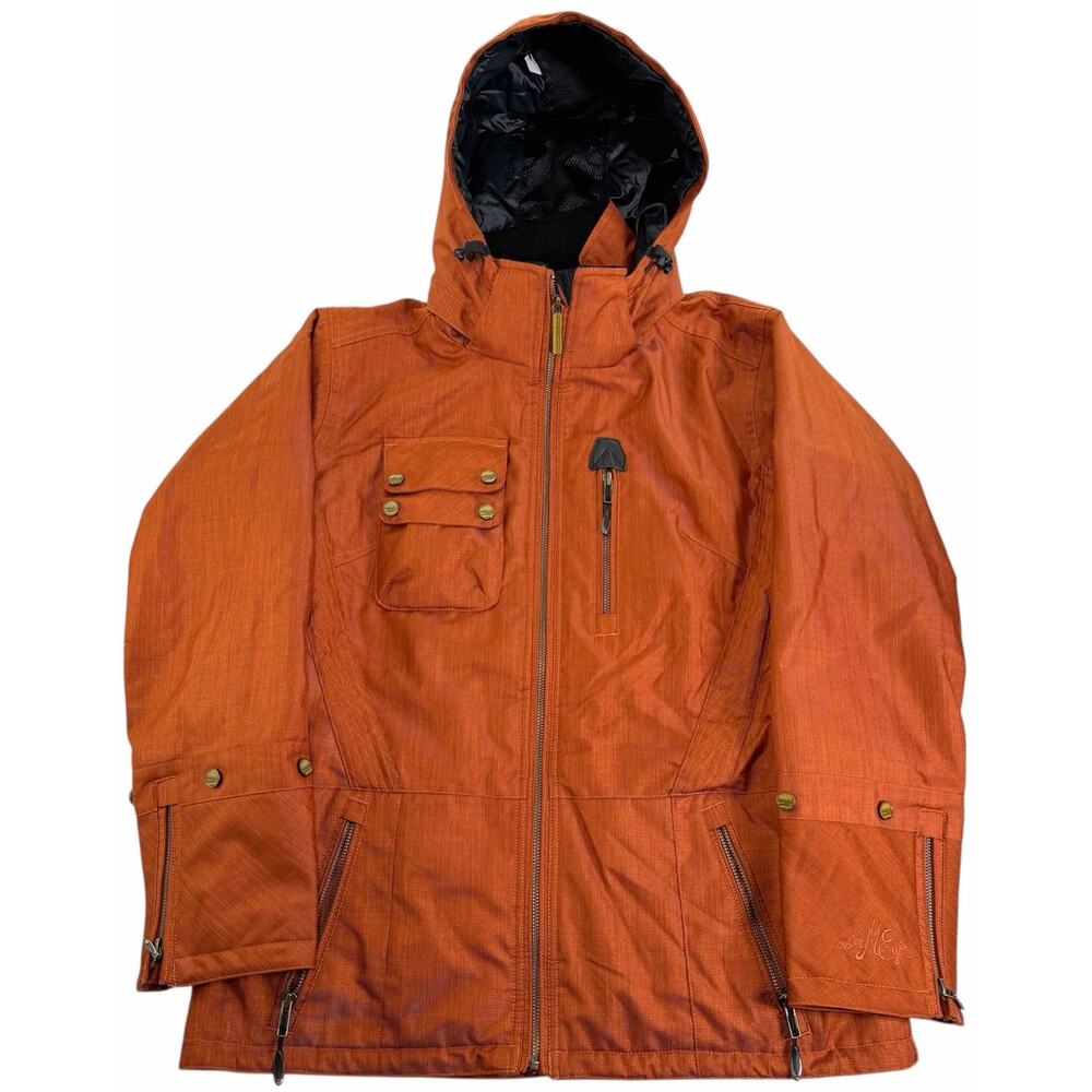 Obermeyer Delaney Women's Size 8 Ski Snowboard Jacket Orange Winter Sport Coat